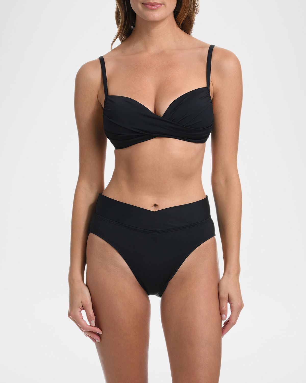 La Blanca Island Goddess Over-The-Shoulder Bikini Top