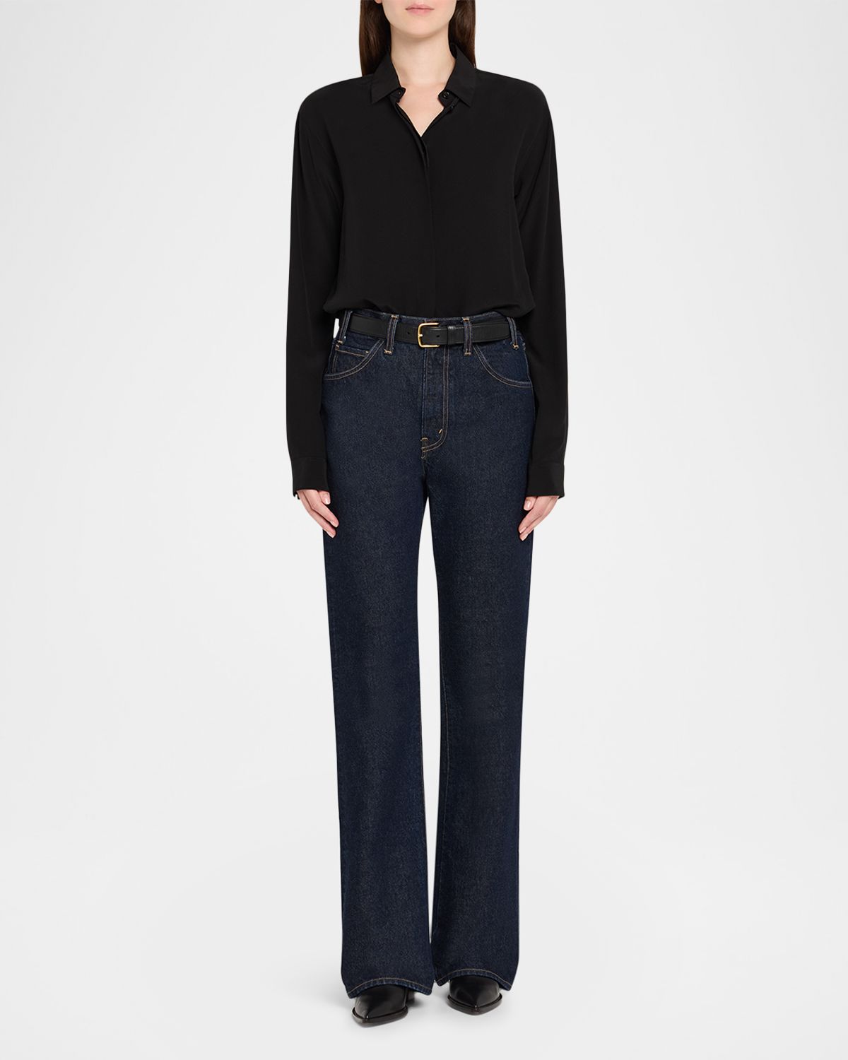 Nili Lotan Joan Straight-Leg Jeans | Thumbnail 5 Nili Lotan Joan Straight-Leg Jeans | Thumbnail 5