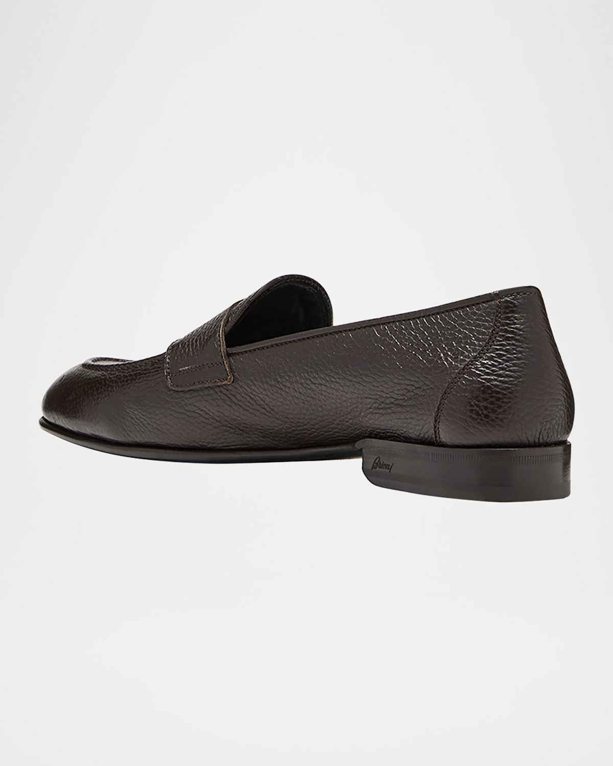 Brioni Men 's Appia Deerskin Penny Loafers