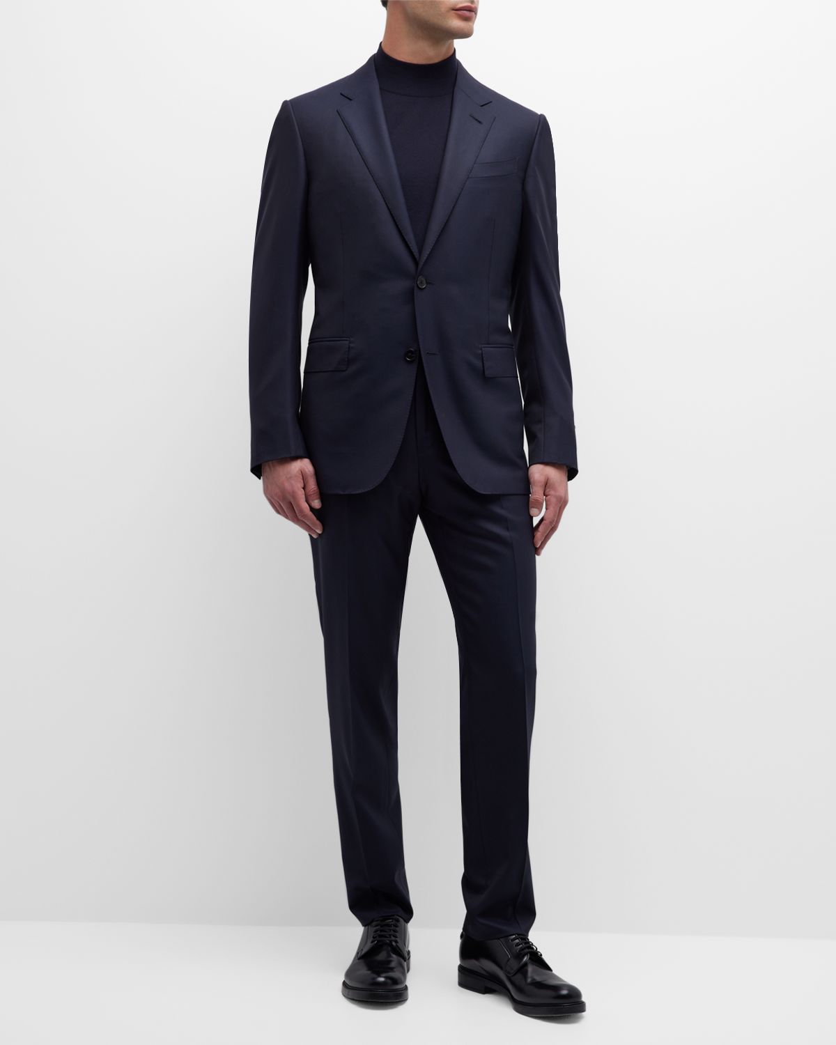 ZEGNA Men 's 15milmil15 Micro-Check Wool Suit