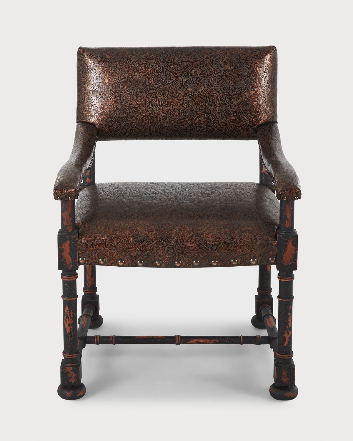 Old Hickory Tannery Ember Leather Arm Chair | Thumbnail 5 Old Hickory Tannery Ember Leather Arm Chair | Thumbnail 5