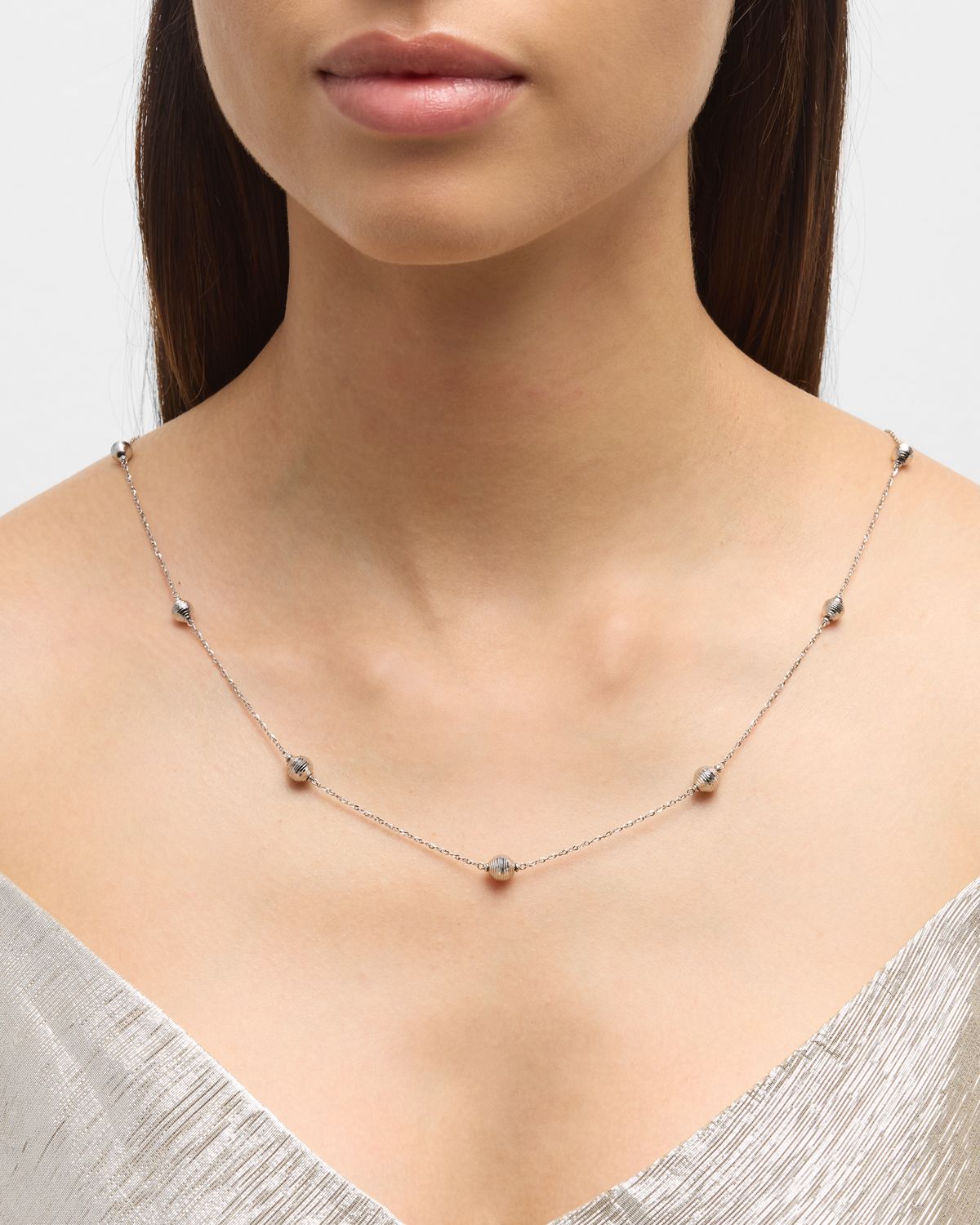 Platinum Born Orbit Necklace