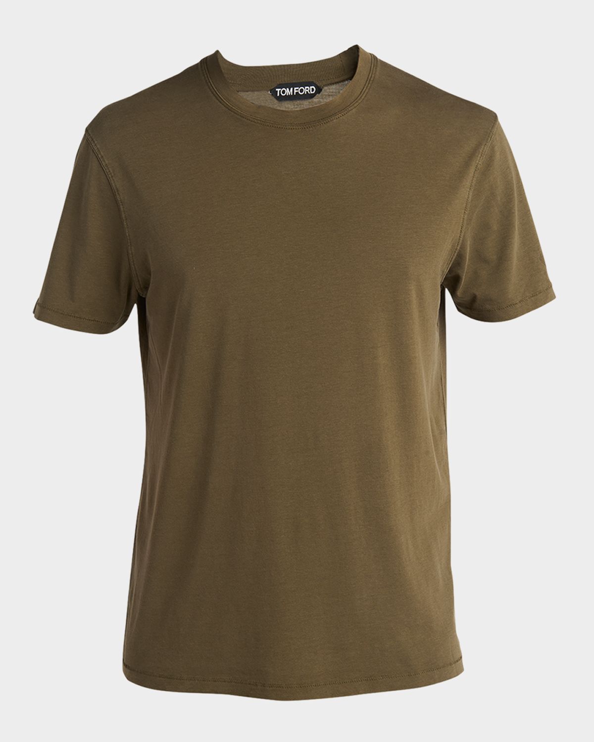 TOM FORD Men 's Lyocell-Cotton Crewneck T-Shirt | Thumbnail 6