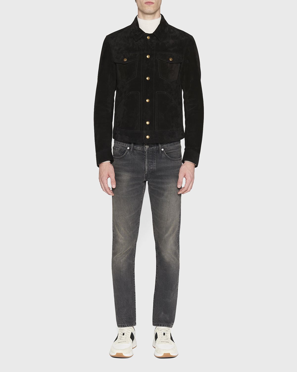 TOM FORD Men 's Suede Western Jacket | Thumbnail 5 TOM FORD Men 's Suede Western Jacket | Thumbnail 5