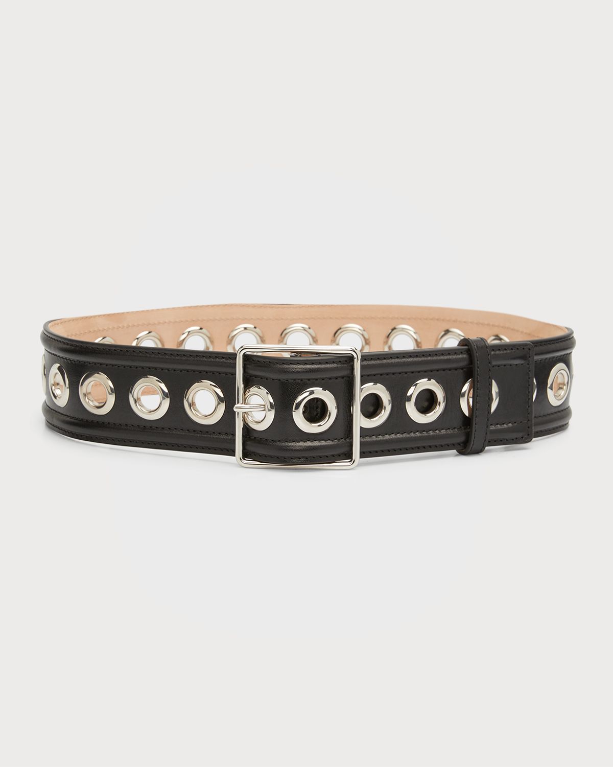 McQueen Mid-Size Eyelet Belt