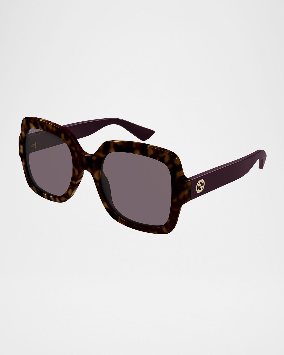 Gucci Gradient GG Square Injection Plastic Sunglasses
