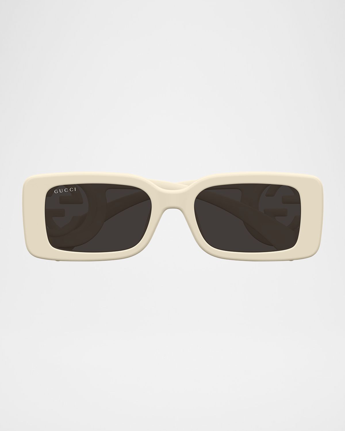 Gucci Monochrome GG Rectangle Acetate Sunglasses