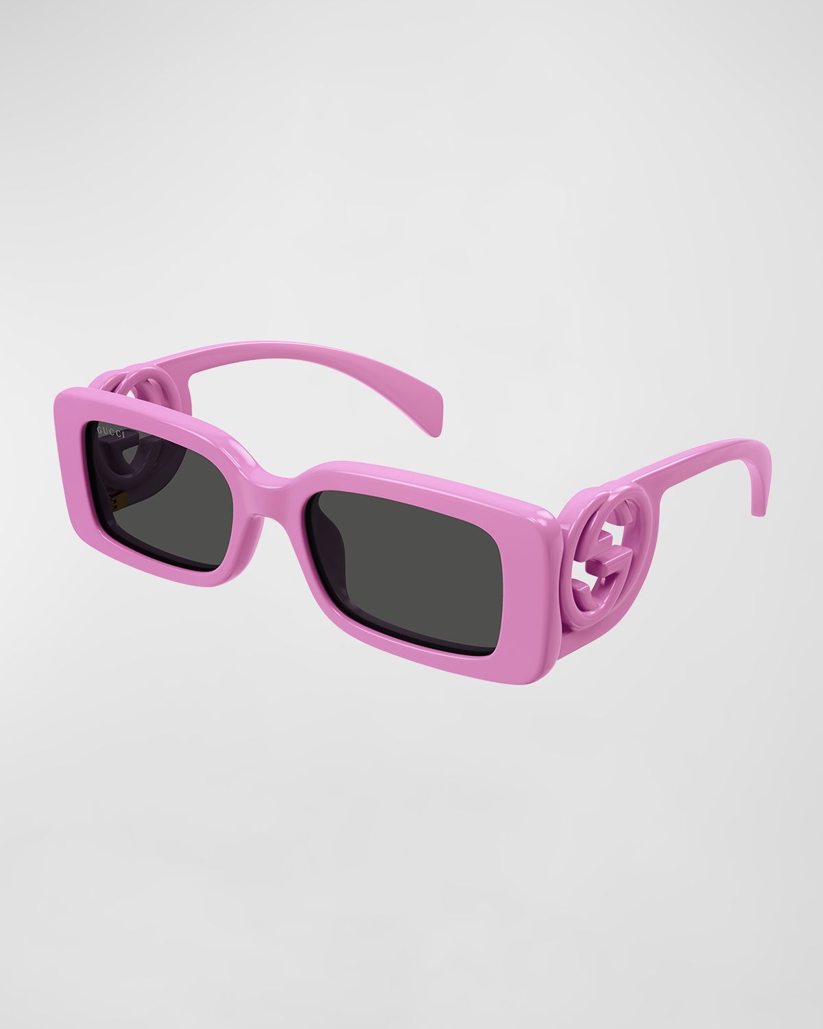 Gucci Monochrome GG Rectangle Acetate Sunglasses | Thumbnail 4 Gucci Monochrome GG Rectangle Acetate Sunglasses | Thumbnail 4