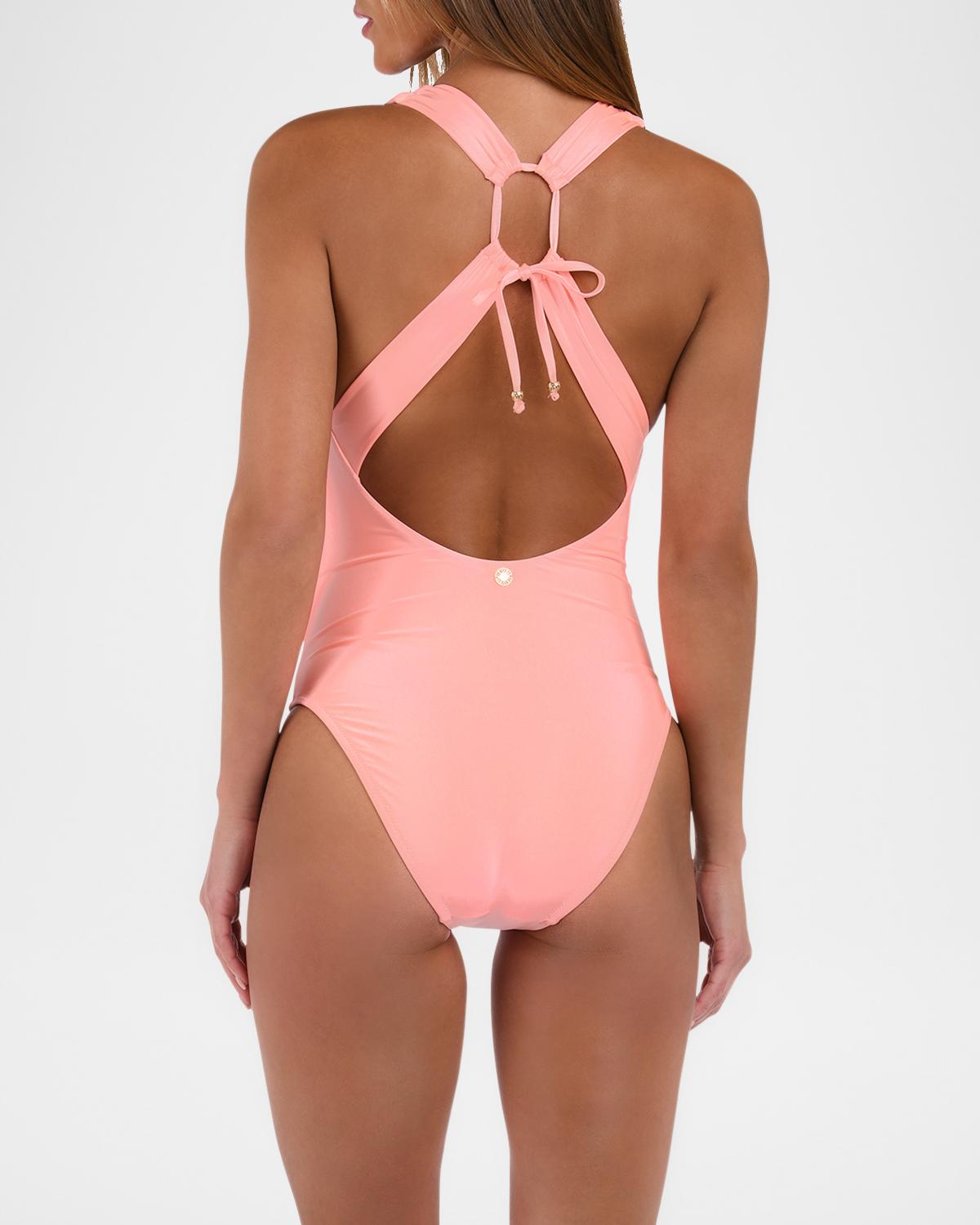 Sunshine 79 Gypset V-Plunge One-Piece Swimsuit | Thumbnail 2 Sunshine 79 Gypset V-Plunge One-Piece Swimsuit | Thumbnail 2