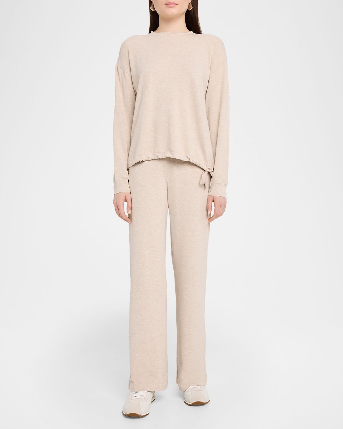 Majestic Filatures French Terry Wide-Leg Trousers