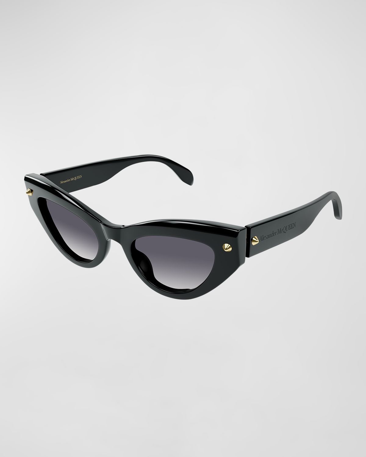McQueen Acetate Cat-Eye Sunglasses w/ Studded Detail