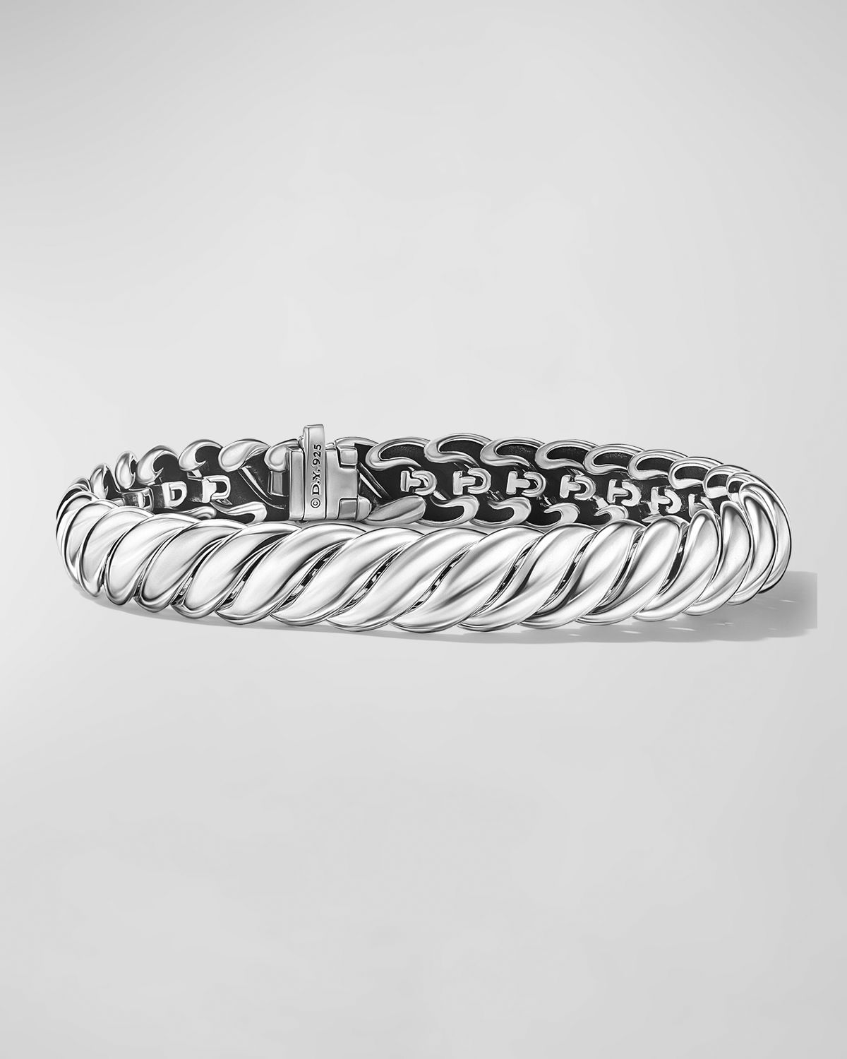 David Yurman Sculpted Cable Bracelet in Silver, 8.5mm