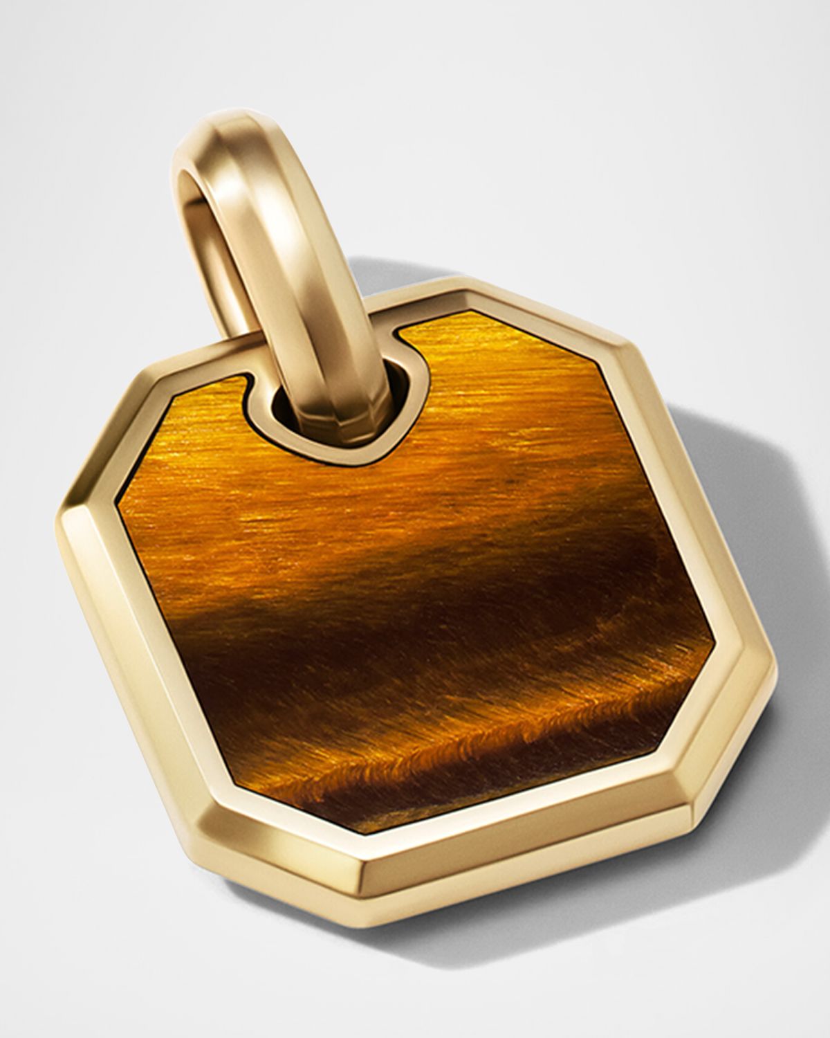 David Yurman Men 's Roman Pendant with Gemstone in 18K Gold, 15mm