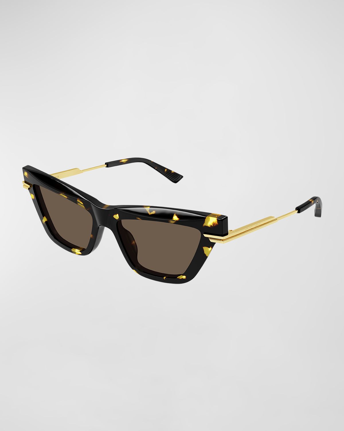 Bottega Veneta Logo Mixed-Media Cat-Eye Sunglasses | Thumbnail 3 Bottega Veneta Logo Mixed-Media Cat-Eye Sunglasses | Thumbnail 3