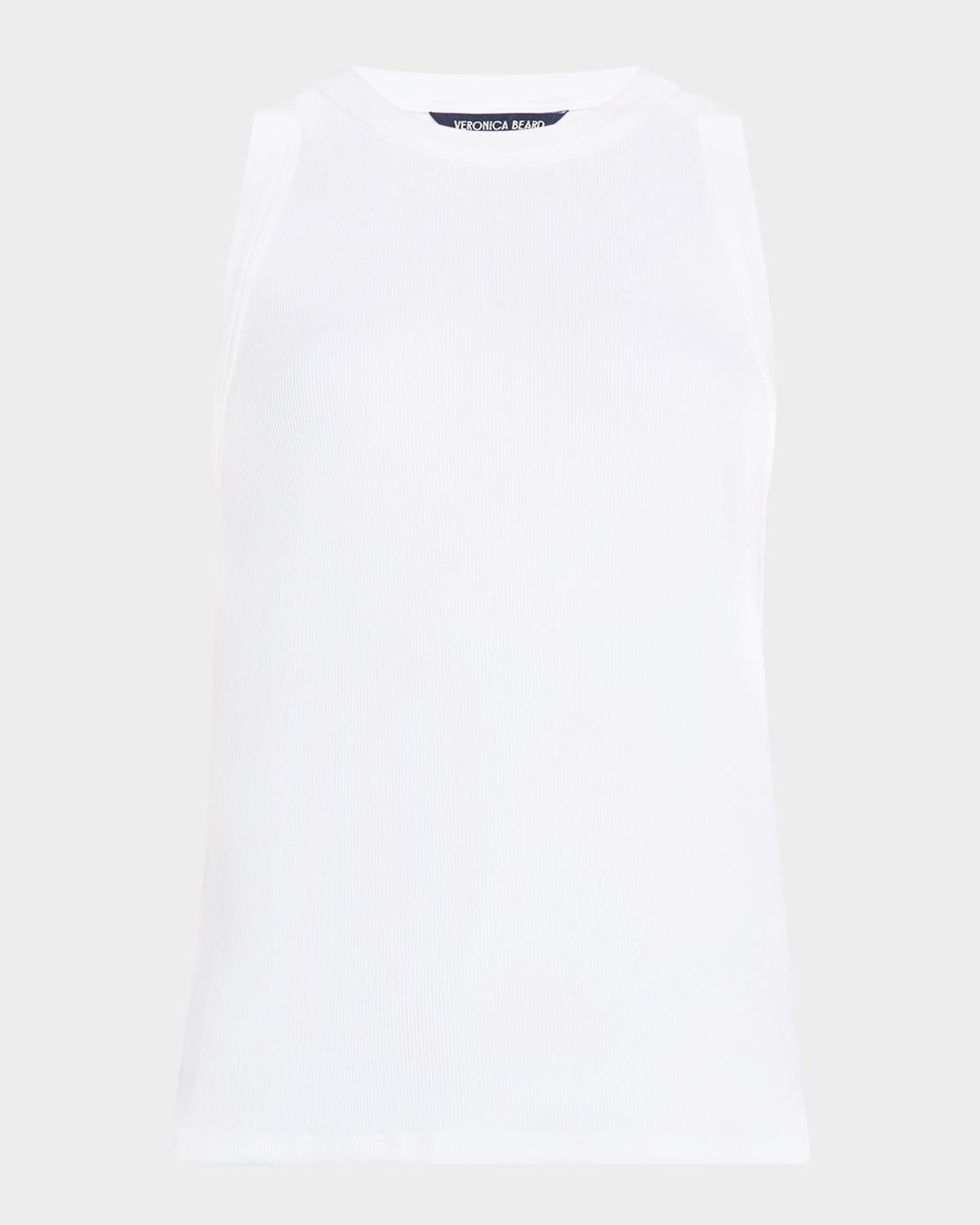 Veronica Beard Jordyn Rib-Knit Tank Top