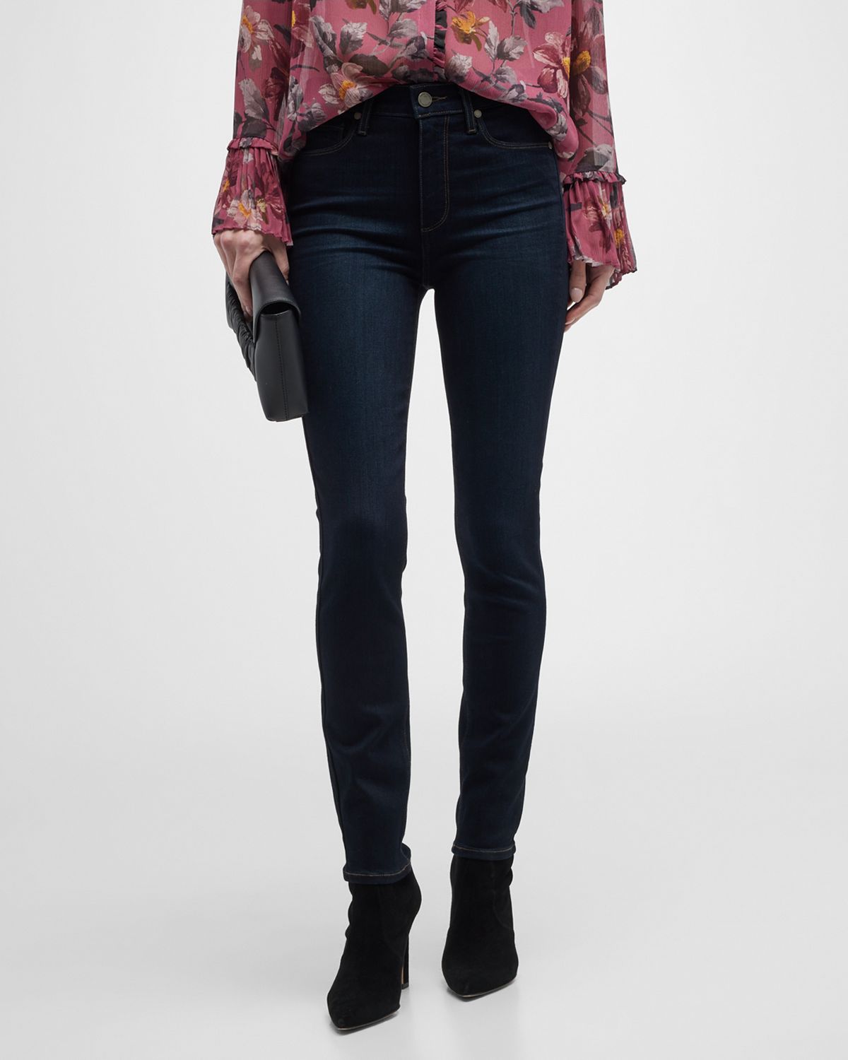 PAIGE Hoxton Ankle High Rise Skinny Jeans