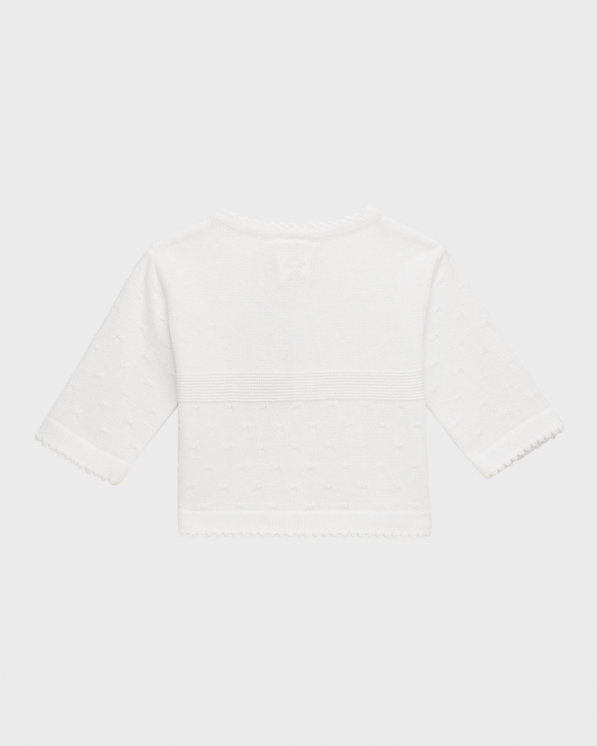 Florence Eiseman Girl 's Textured Cardigan, Size 12M-6X