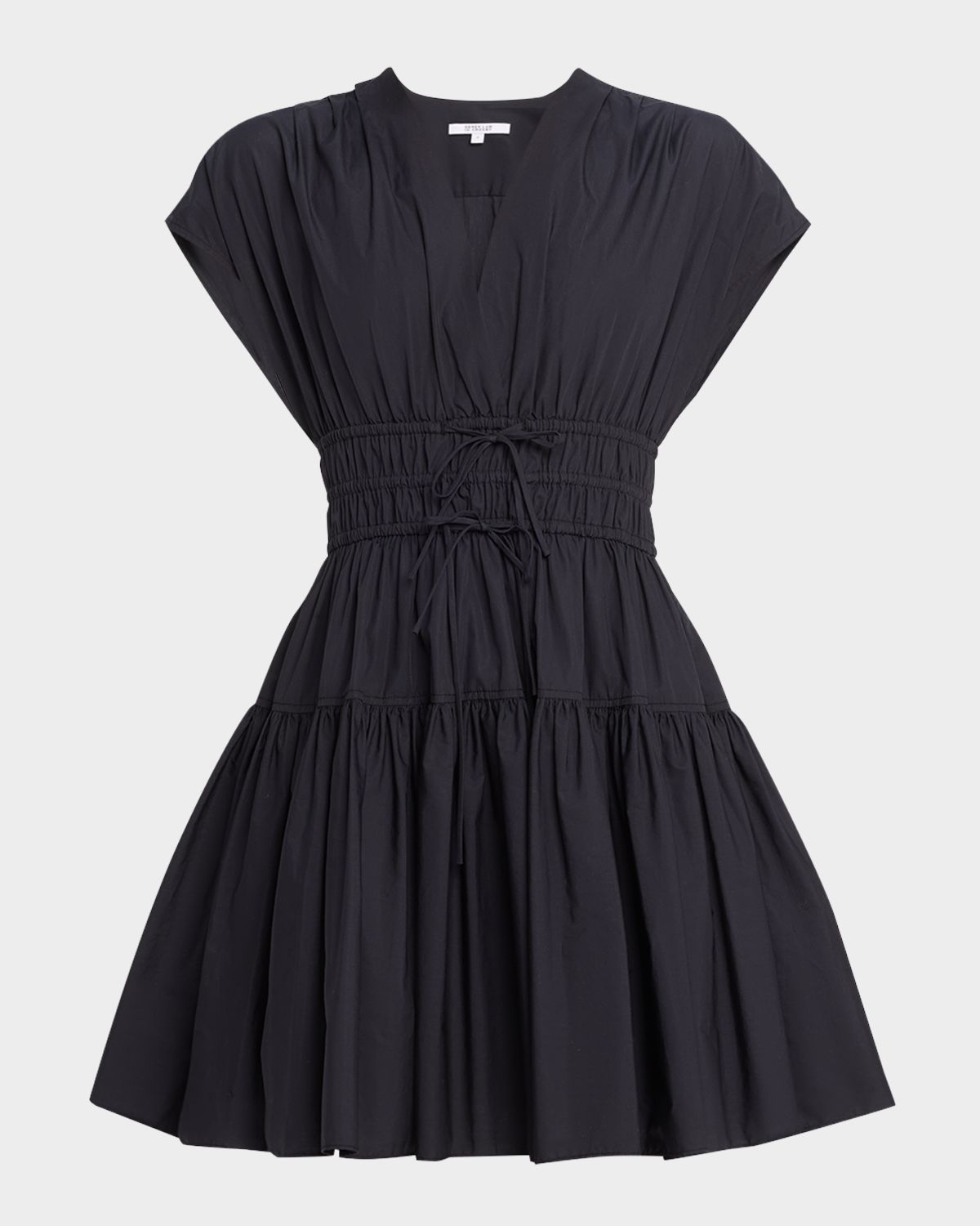 Derek Lam 10 Crosby Tora V-Neck Mini Dress | Thumbnail 6 Derek Lam 10 Crosby Tora V-Neck Mini Dress | Thumbnail 6