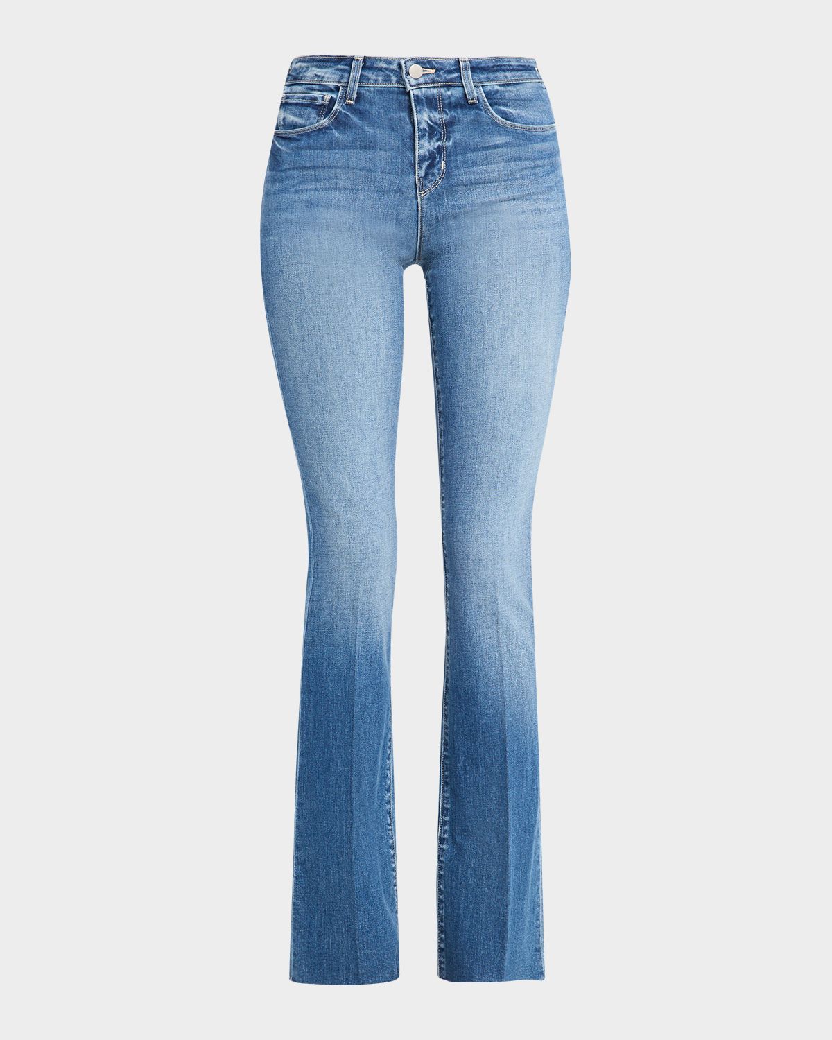 L 'Agence Ruth High Rise Straight Jeans