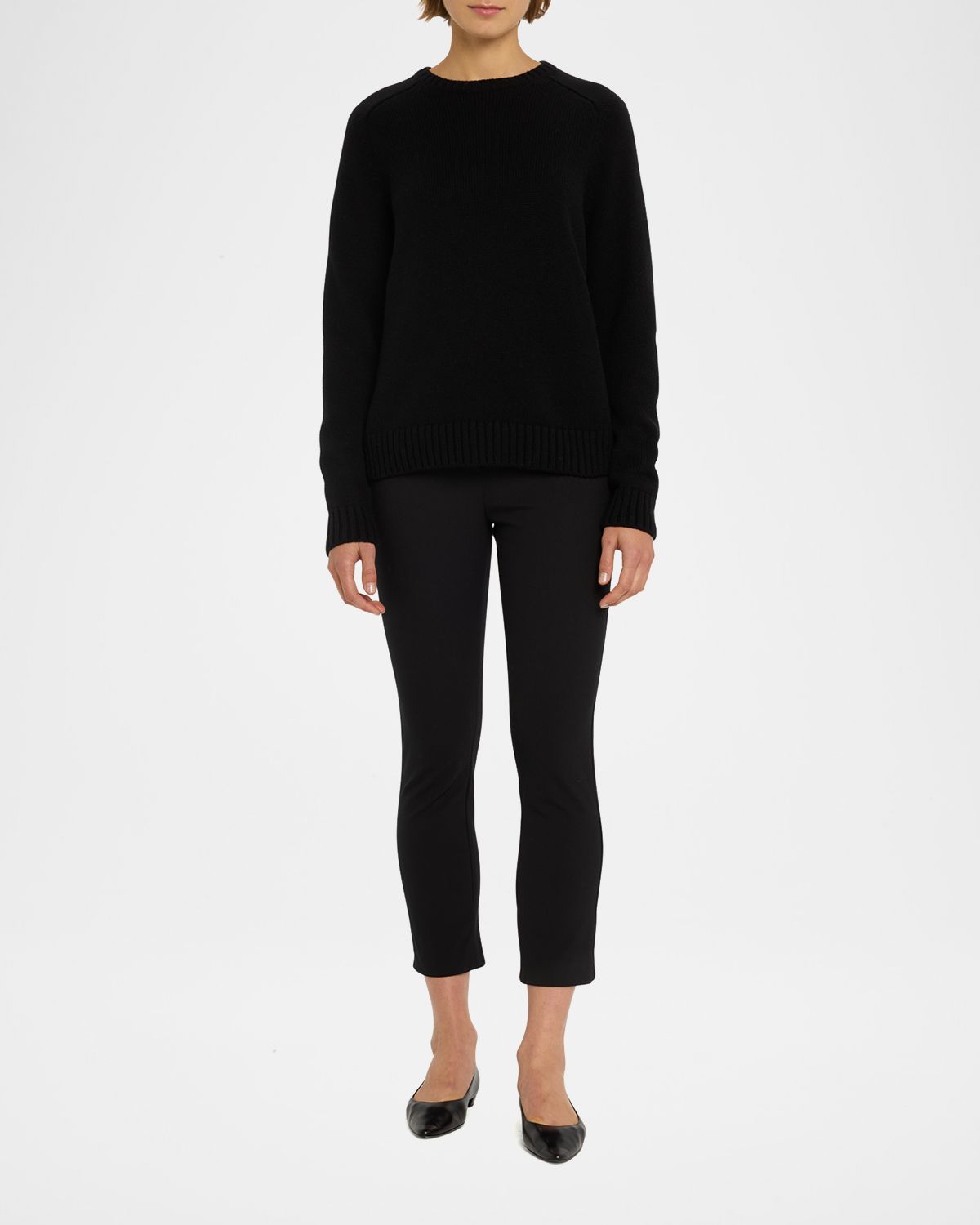 Loro Piana Neo Parksville Cashmere Crewneck Sweater