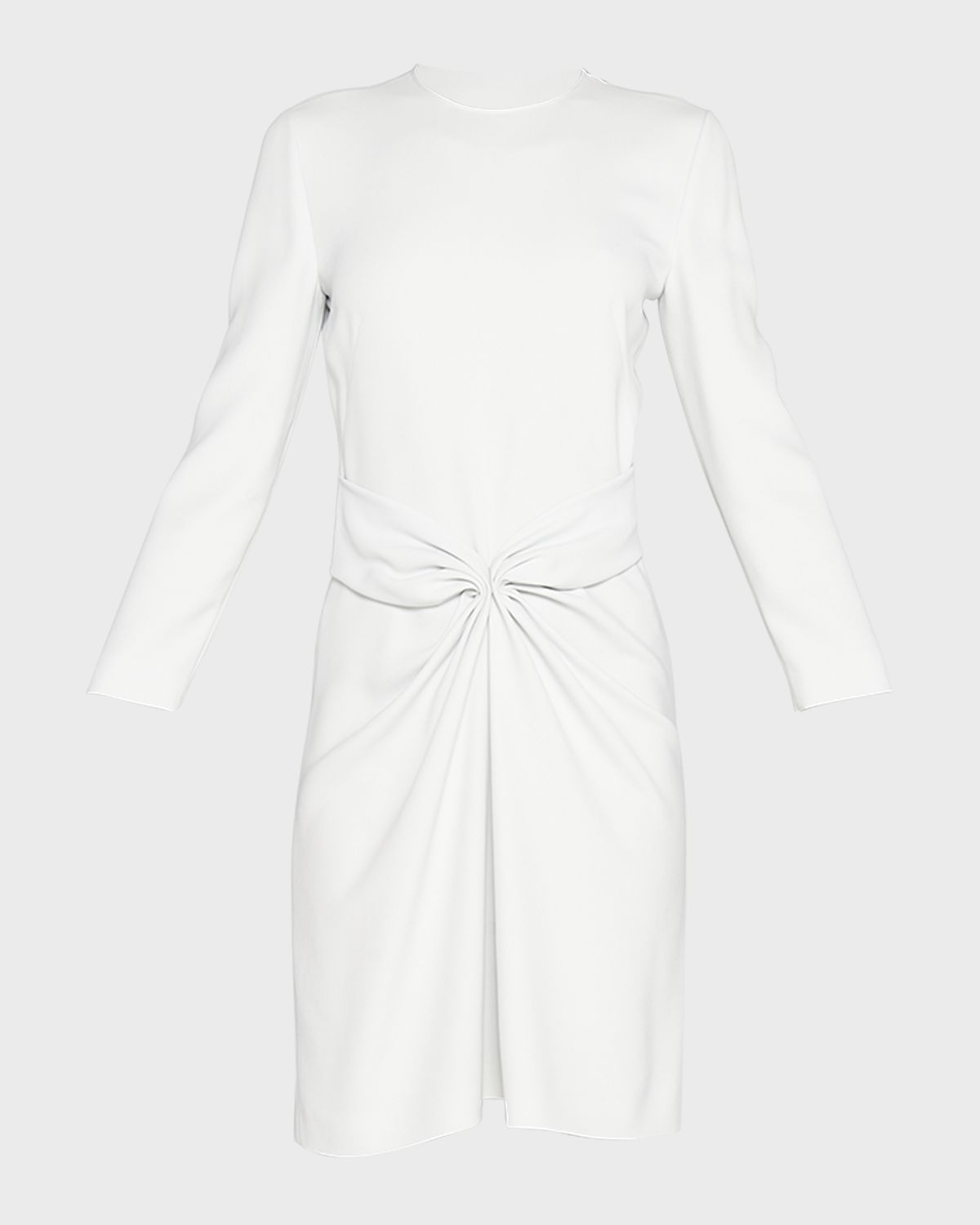 Giorgio Armani Ruched Long-Sleeve A-Line Dress | Thumbnail 6 Giorgio Armani Ruched Long-Sleeve A-Line Dress | Thumbnail 6