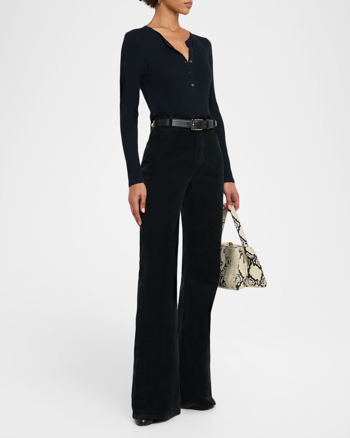 Nili Lotan Jordan Henley T-Shirt