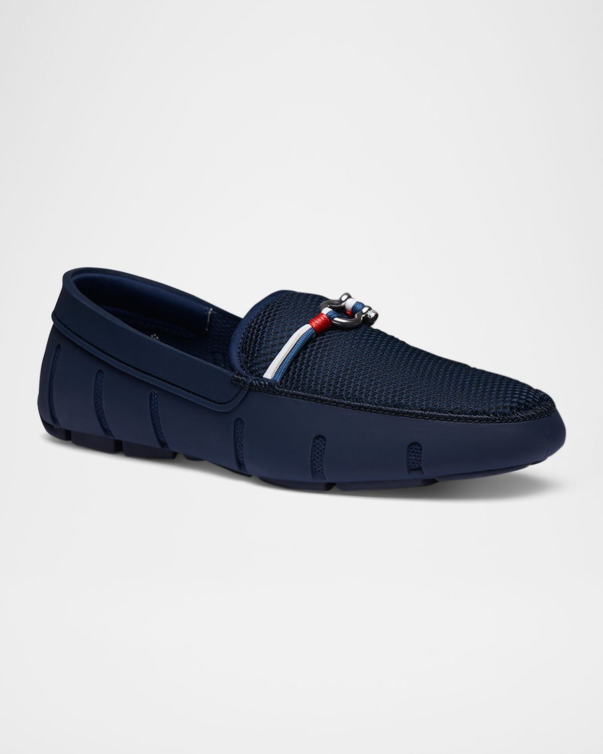 Swims Men 's Mesh and Rubber Riva Loafers