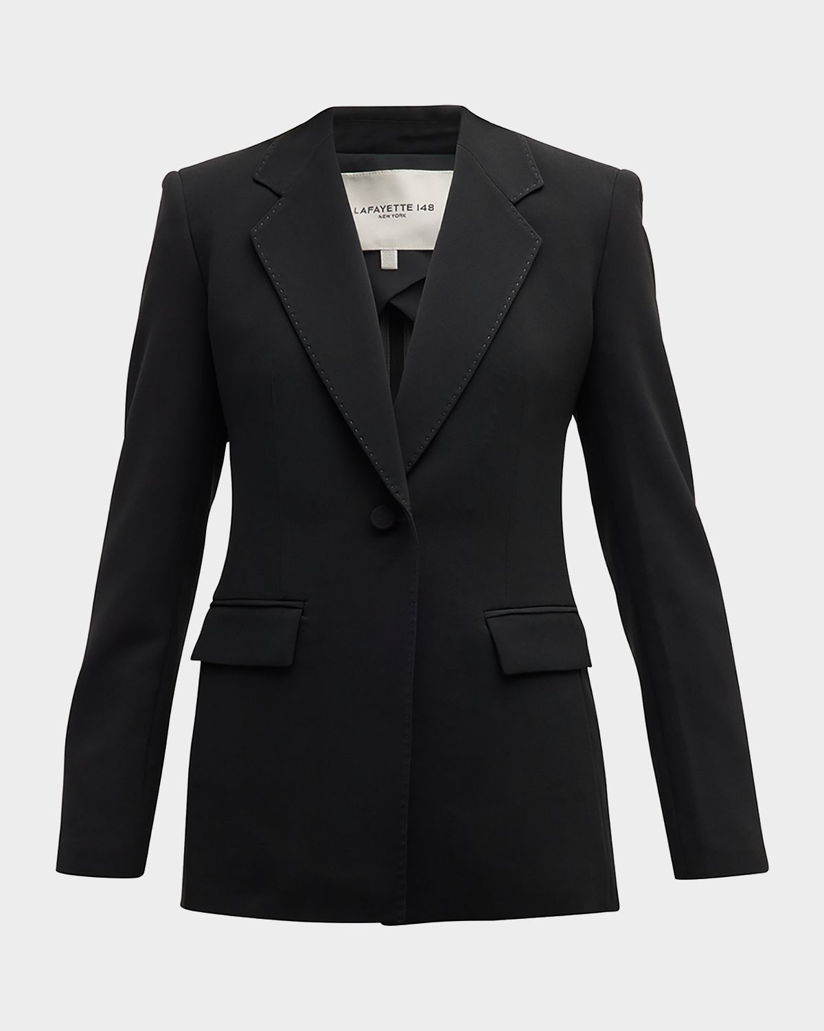 Lafayette 148 New York Holder Single-Button Jacket
