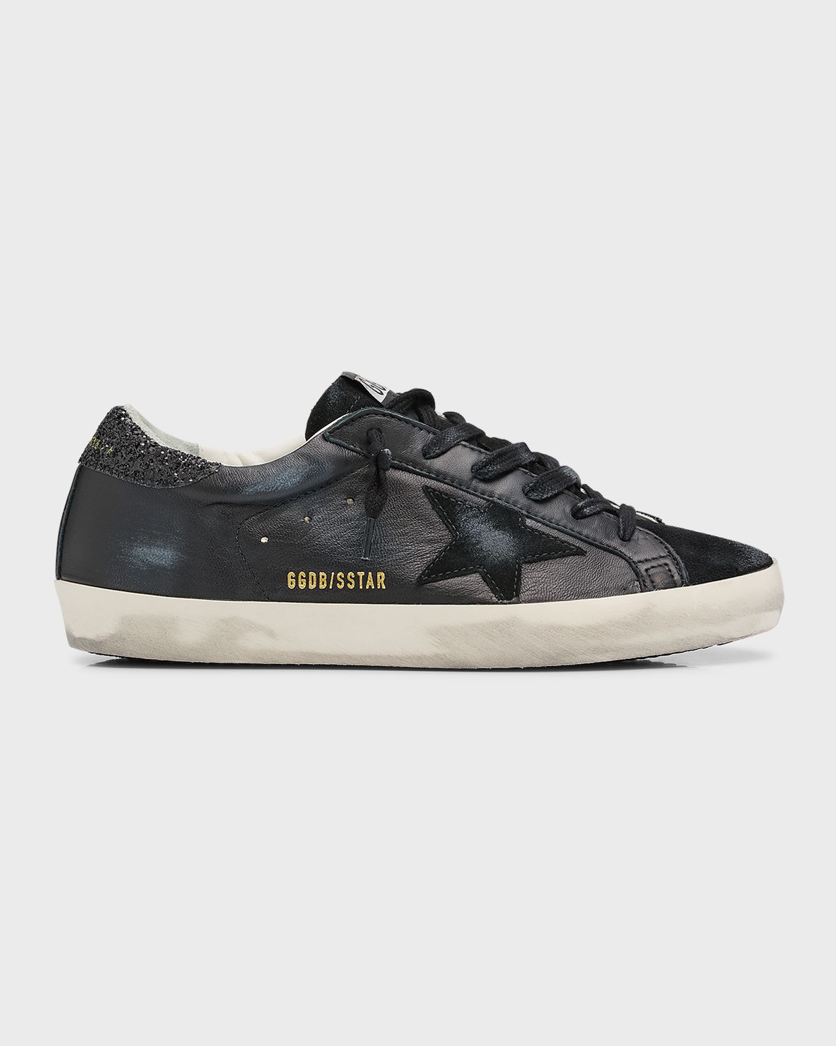 Golden Goose Super-Star Leather Glitter Low-Top Sneakers | Thumbnail 8 Golden Goose Super-Star Leather Glitter Low-Top Sneakers | Thumbnail 8