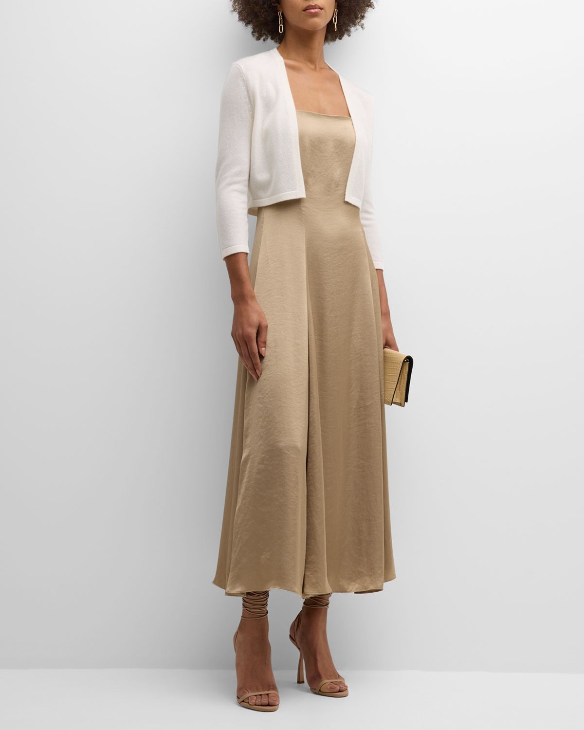 Neiman Marcus Cashmere Collection Cashmere Basic Shrug