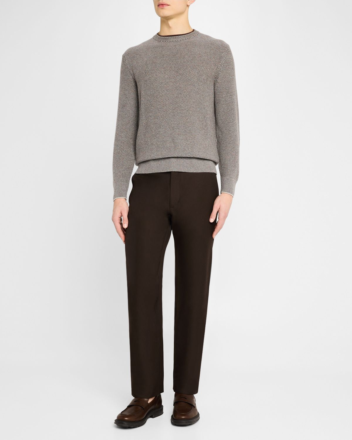 Loro Piana Men 's Cashmere Girocollo City Crewneck Sweater