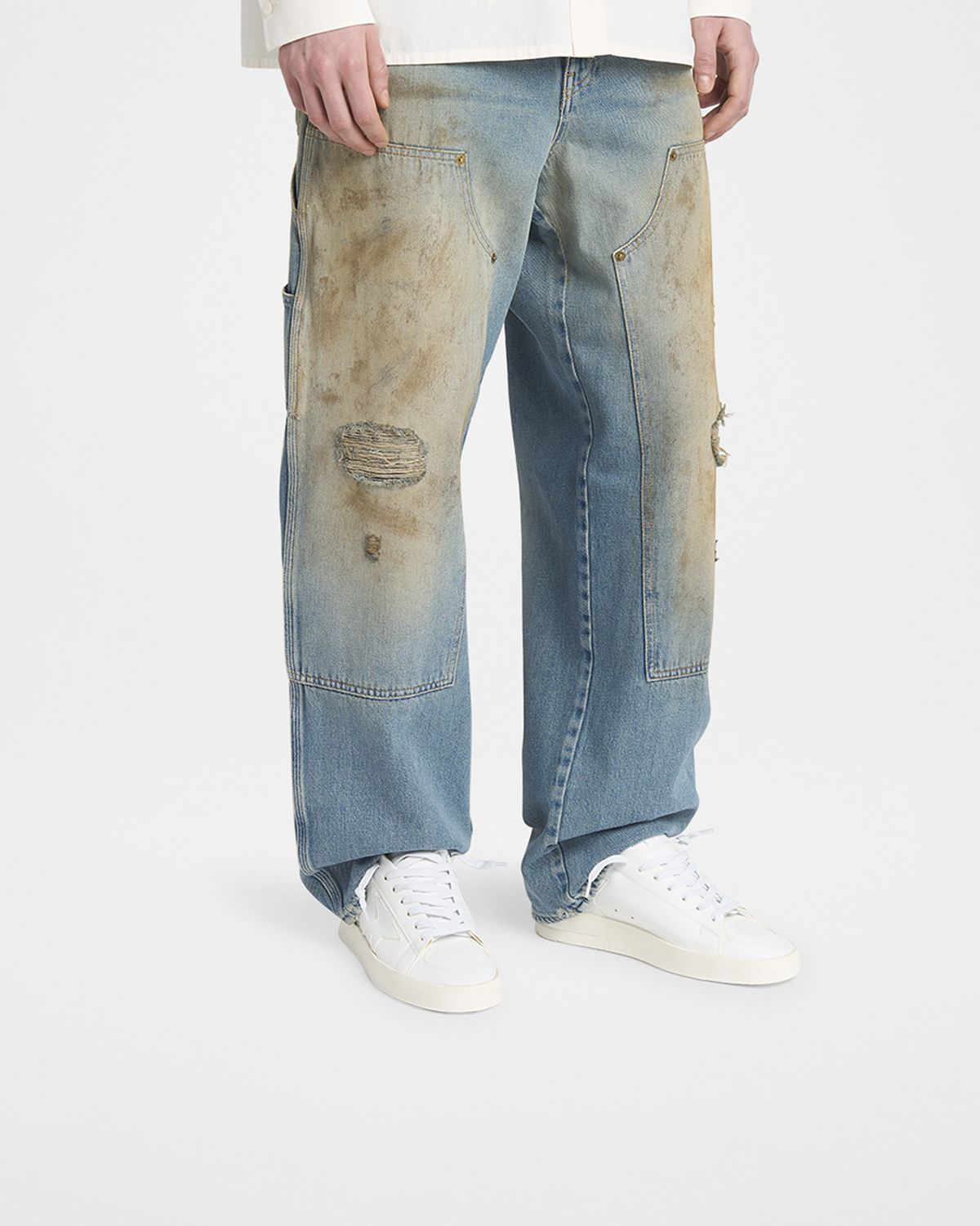 Golden Goose Men 's Stardan Leather Low-Top Sneakers