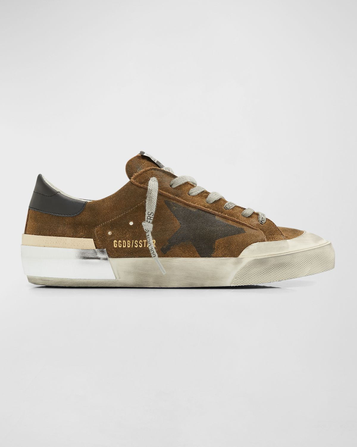 Golden Goose Men 's Super-Star Suede Low-Top Sneakers