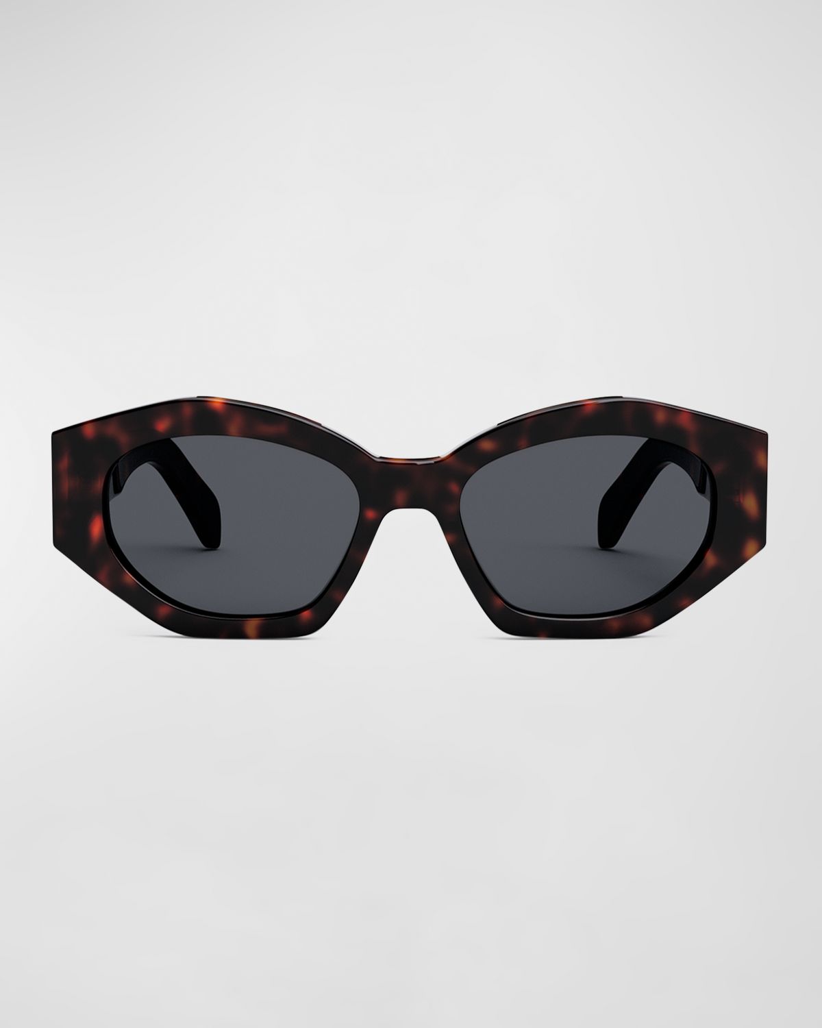 Celine Triomphe Logo Acetate Cat-Eye Sunglasses