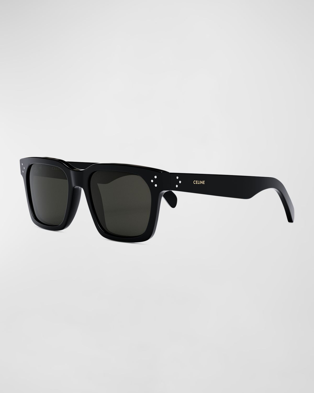 Celine Men 's Bold 3-Dots Square Sunglasses