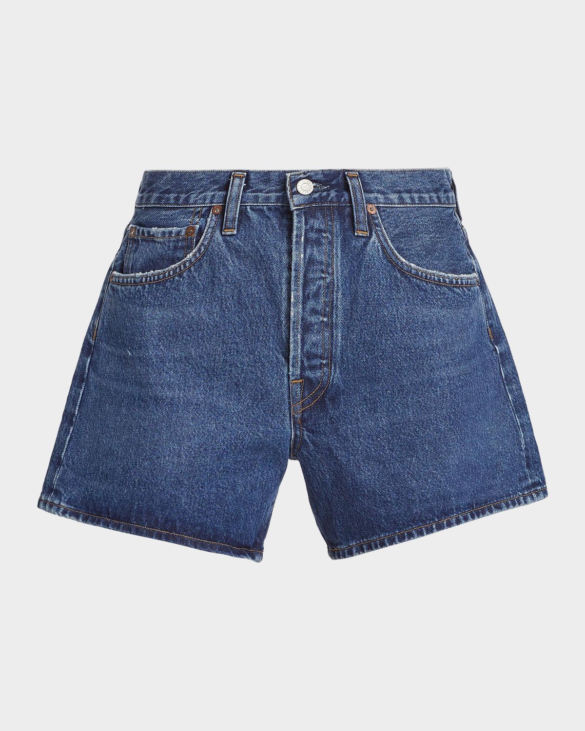 AGOLDE Parker Relaxed Denim Shorts - Women's Clothing