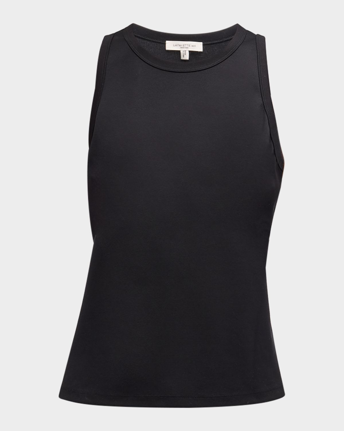 Lafayette 148 New York Swiss Cotton Rib Racerback Tank