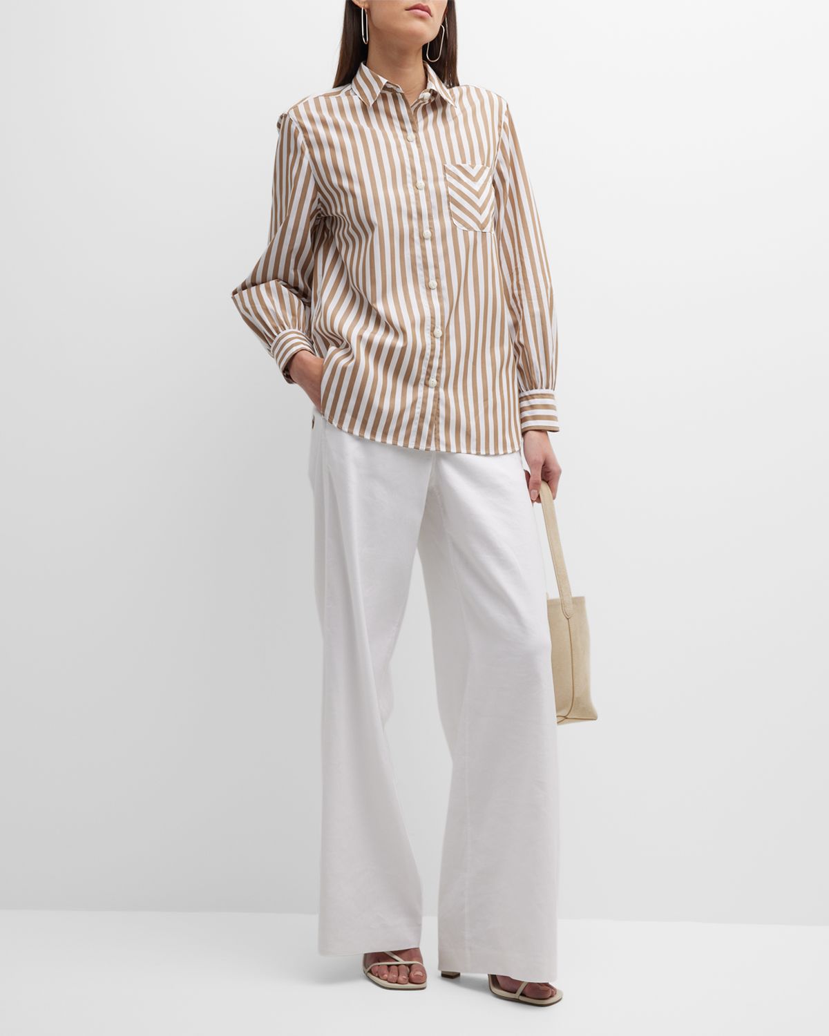 Rag & Bone Maxine Striped Button-Front Shirt
