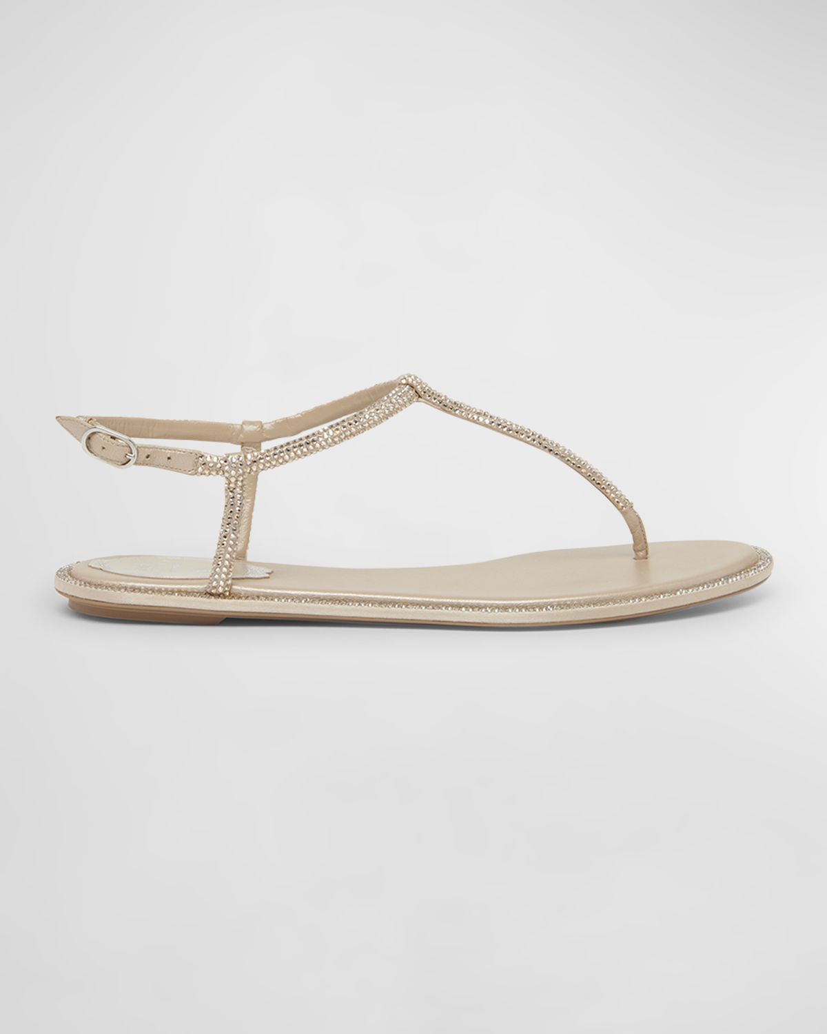 Rene Caovilla Strass T-Strap Thong Sandals | Thumbnail 6 Rene Caovilla Strass T-Strap Thong Sandals | Thumbnail 6
