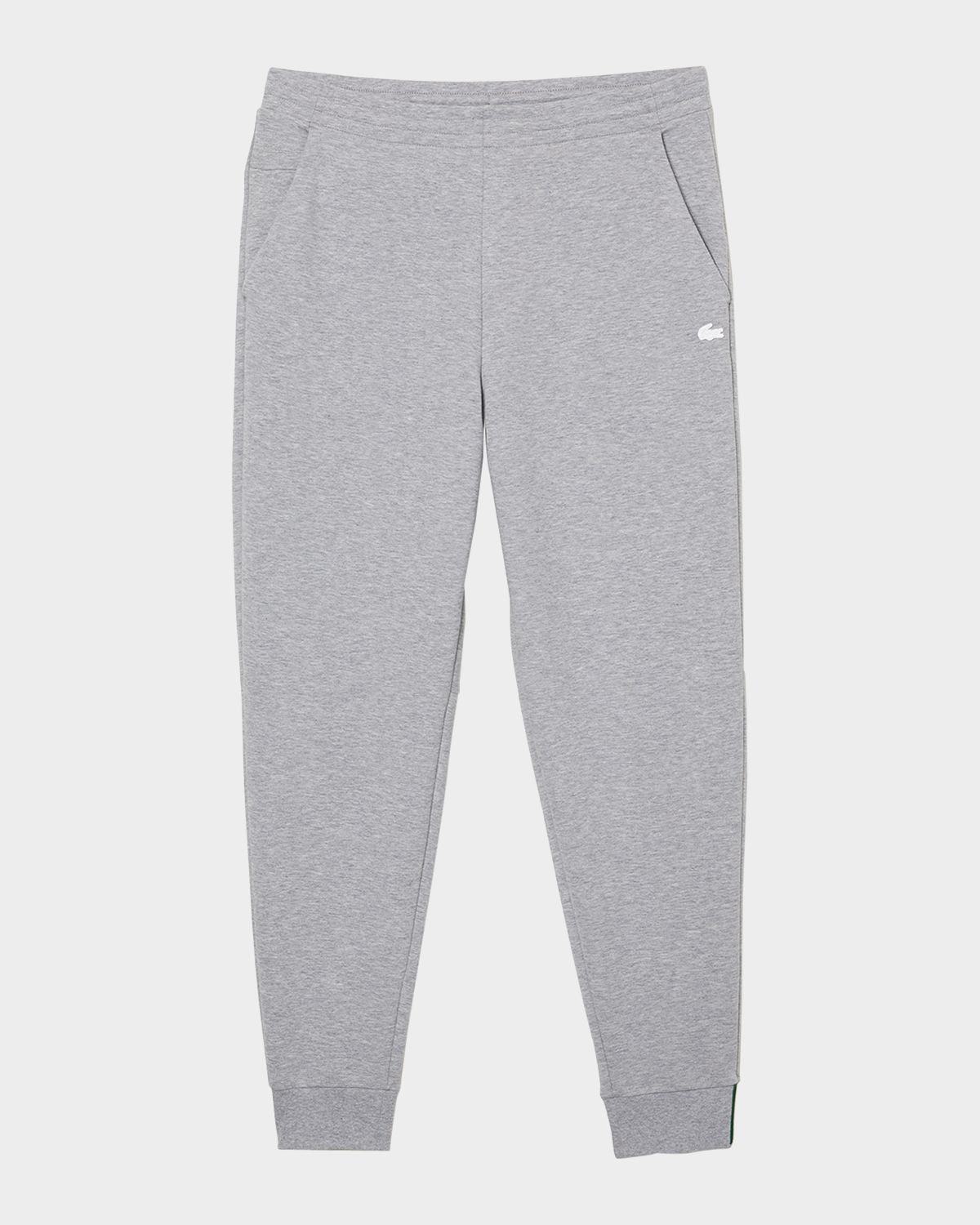 Lacoste Men 's Solid Active Double Face Slim Fit Joggers | Thumbnail 4 Lacoste Men 's Solid Active Double Face Slim Fit Joggers | Thumbnail 4