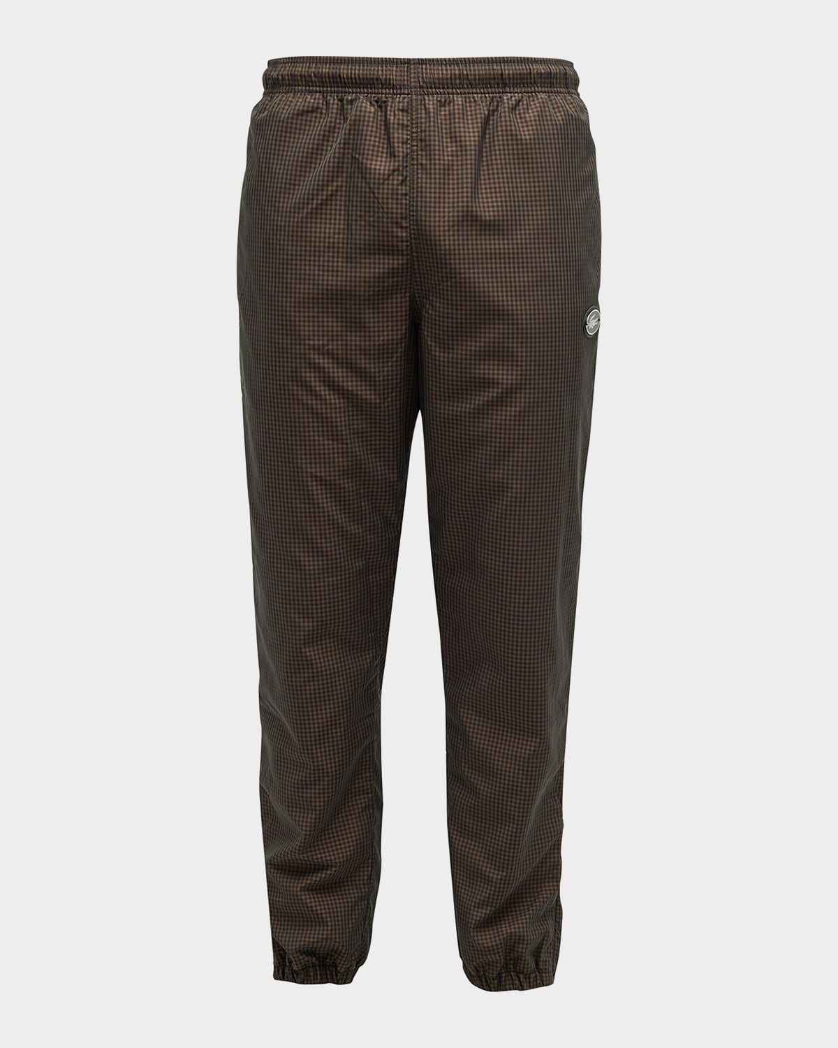 Lacoste Men 's Water-Repellent Check Track Pants | Thumbnail 8 Lacoste Men 's Water-Repellent Check Track Pants | Thumbnail 8