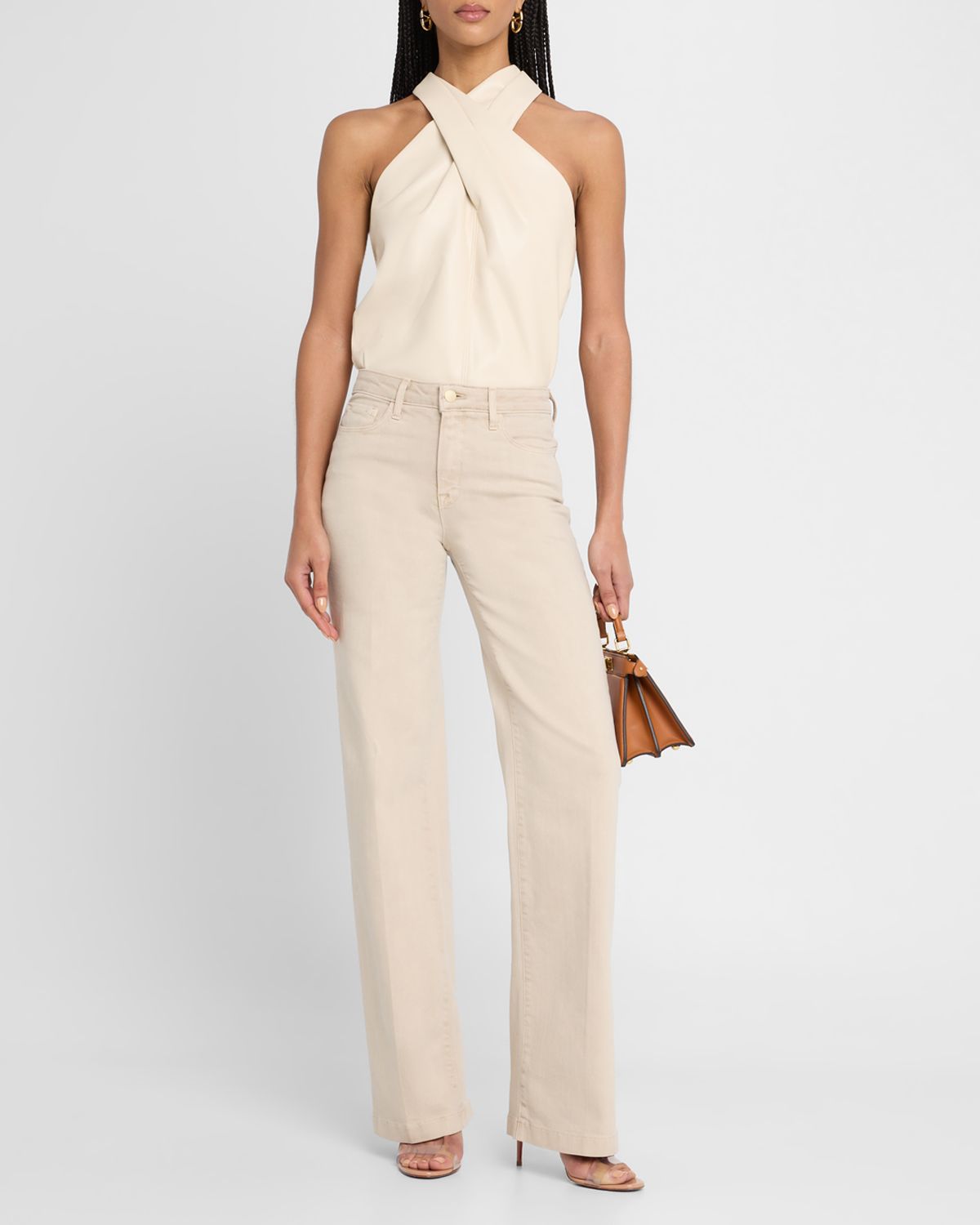 L 'Agence Clayton High Rise Wide-Leg Jeans