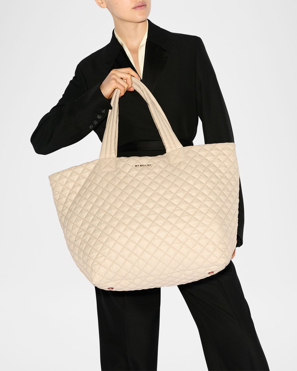 MZ WALLACE Metro Deluxe Large Quilted Tote Bag