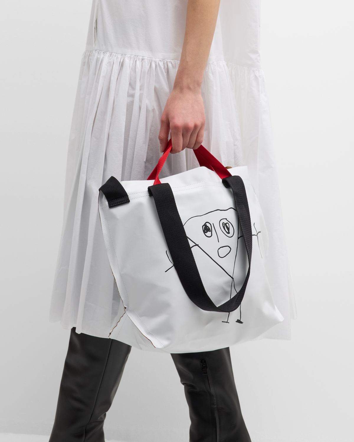 Plan C Medium Printed Shopper Tote Bag