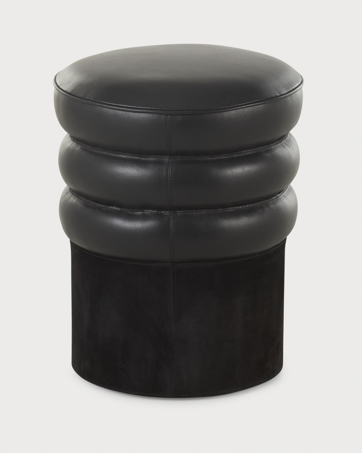 Arteriors Rollo Leather Ottoman