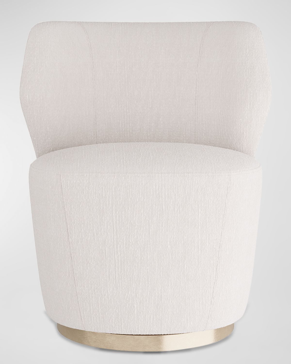Arteriors Poppy Velvet Swivel Chair