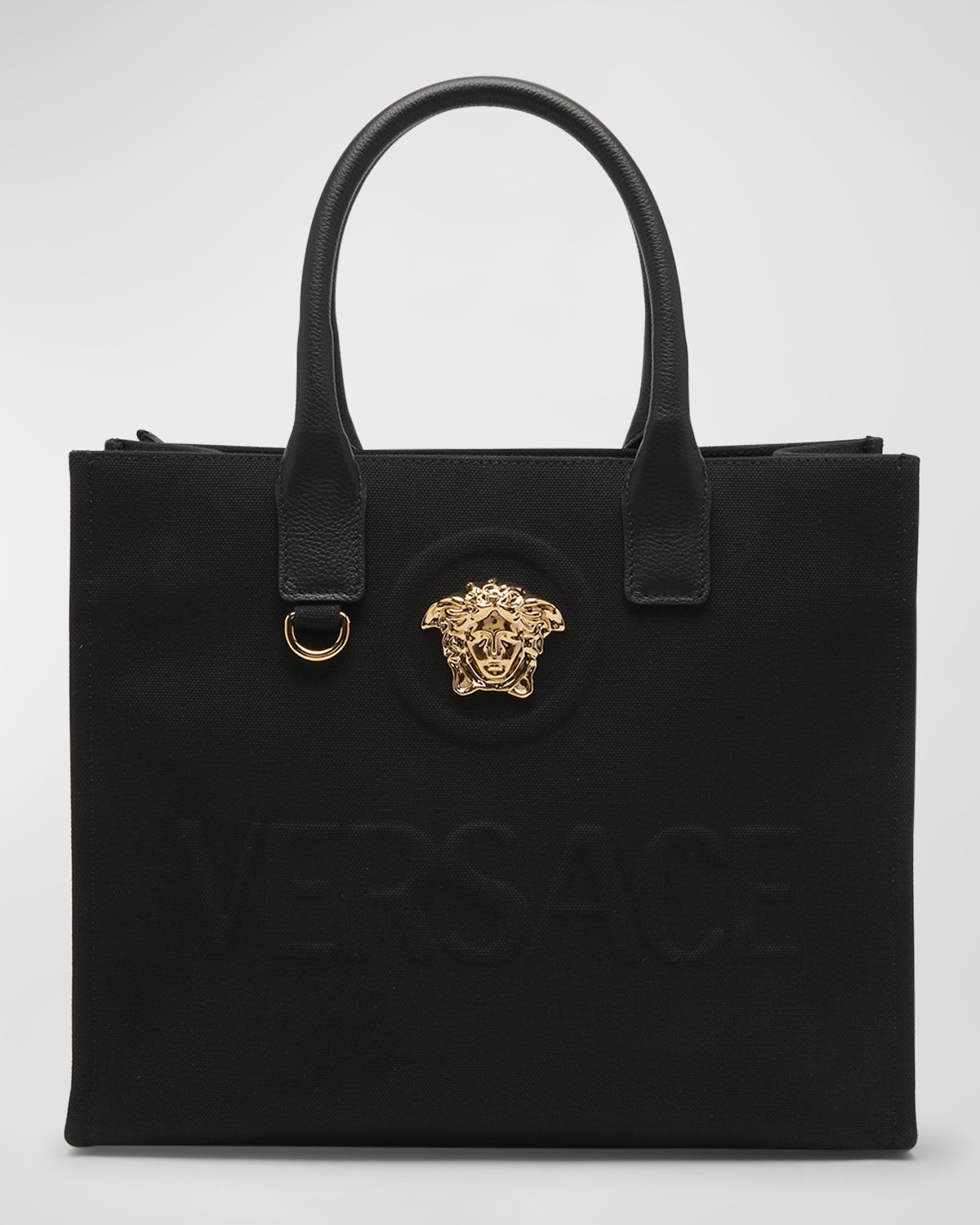 Versace La Medusa Mini Canvas Tote Bag | Thumbnail 8 Versace La Medusa Mini Canvas Tote Bag | Thumbnail 8