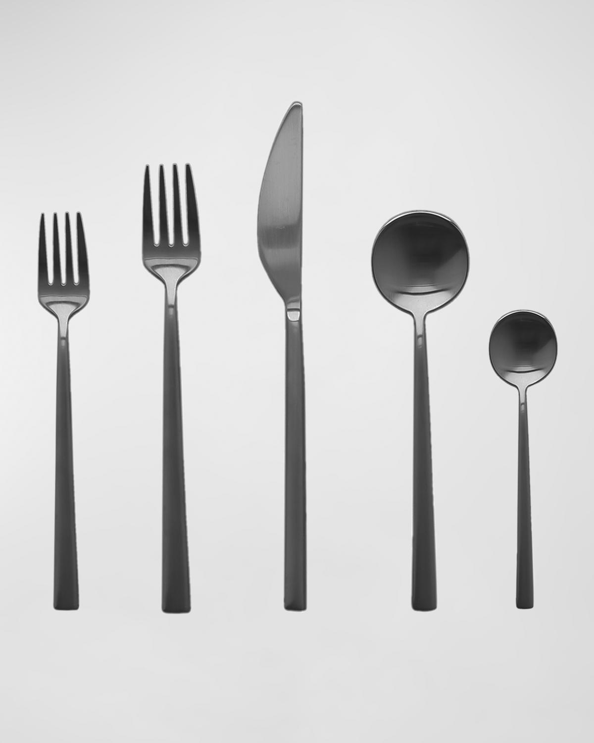 Modiva Ice 5-Piece Flatware Set Modiva Ice 5-Piece Flatware Set