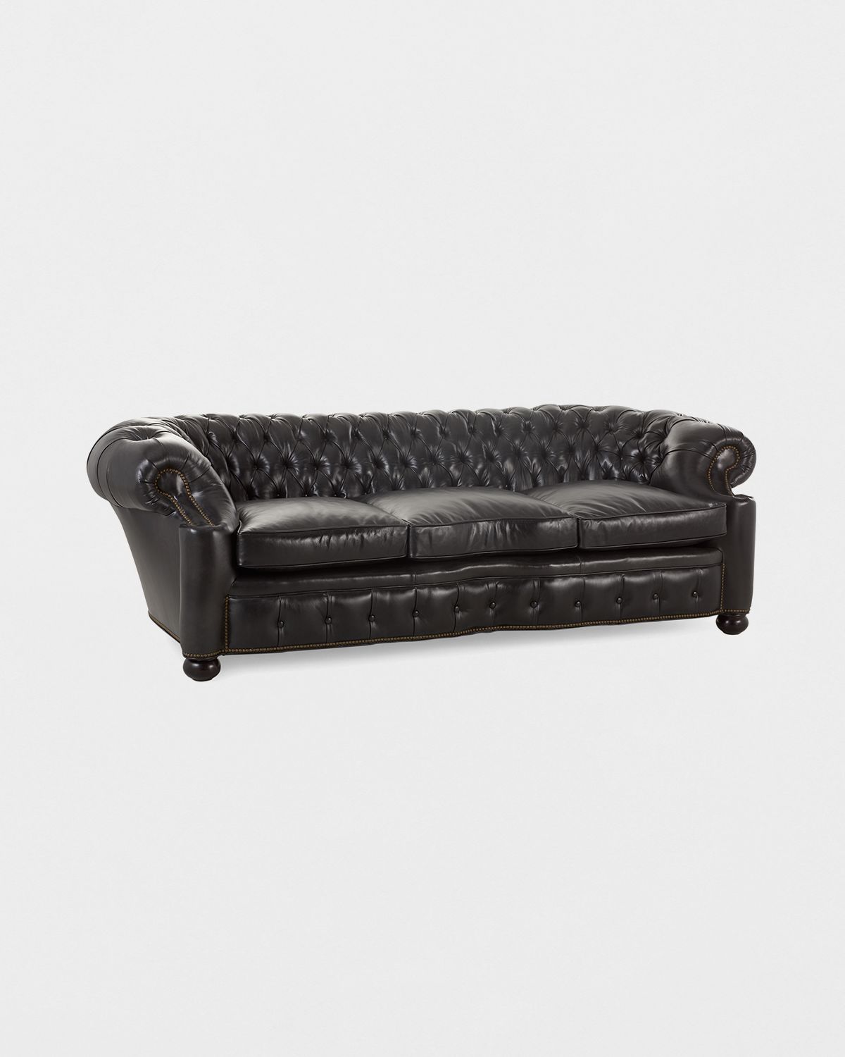 Old Hickory Tannery Rips Leather Chesterfield Sofa, 99.5" | Thumbnail 7 Old Hickory Tannery Rips Leather Chesterfield Sofa, 99.5" | Thumbnail 7
