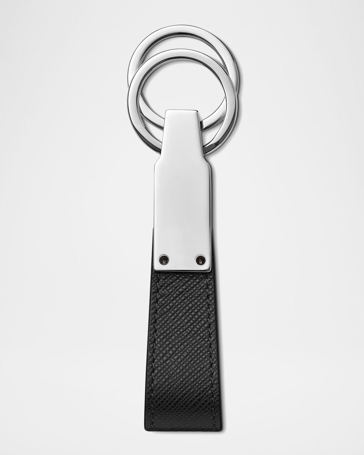 Montblanc Men 's Sartorial Leather Loop Key Fob